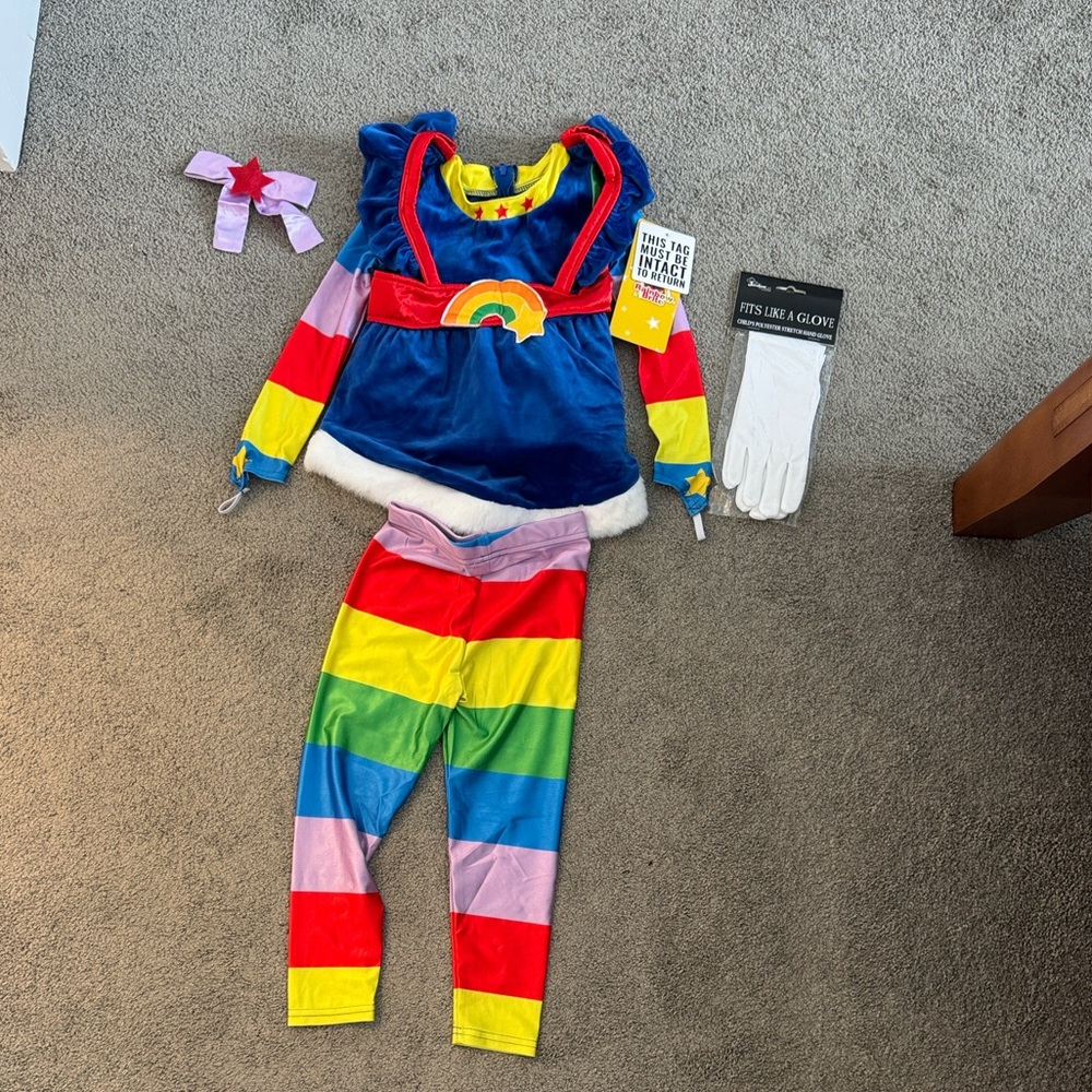Kids Rainbow Brite Costume - 4T